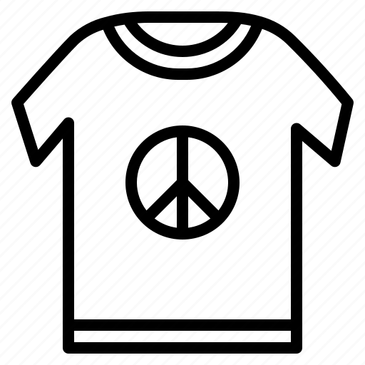 Clothes, peace, shirt, t, freedom, solidarity icon - Download on Iconfinder