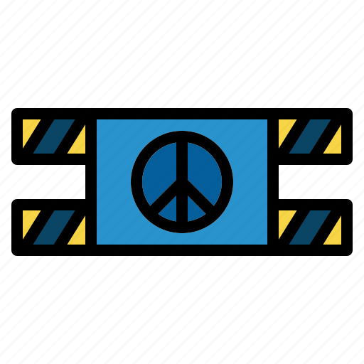 Caution, pacifism, peace, area, zone, warning, danger icon - Download on Iconfinder