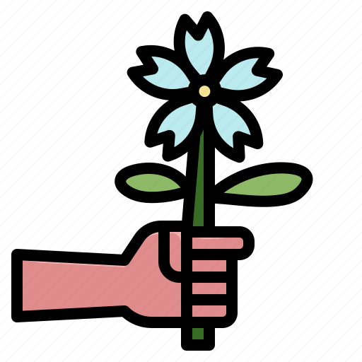Flower, peace, compassion, giving, care, plant, health icon - Download on Iconfinder