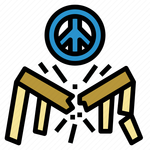 Peace, pacifism, violence, cooperation, reconciliation icon - Download on Iconfinder