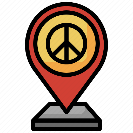 Location, maps, and, cultures, manifestation, pacifism icon - Download on Iconfinder