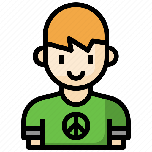 Man, pacifism, head, peace, people icon - Download on Iconfinder
