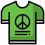 tshirt, shirt, peace, symbol, pacifism, clothing 
