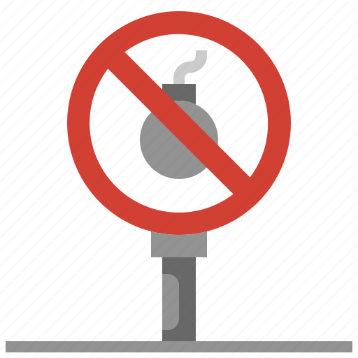 Bomb, war, forbidden, no, weapons icon - Download on Iconfinder