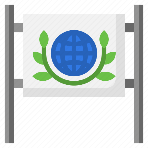 World, peace, strike, ecology, signaling, banner icon - Download on Iconfinder
