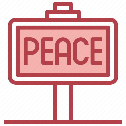 Peace, activism, human, rights, protester, signs icon - Download on Iconfinder
