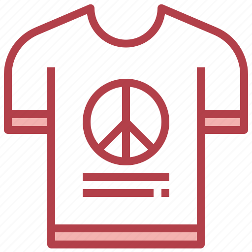 Tshirt, shirt, peace, pacifism, clothing icon - Download on Iconfinder