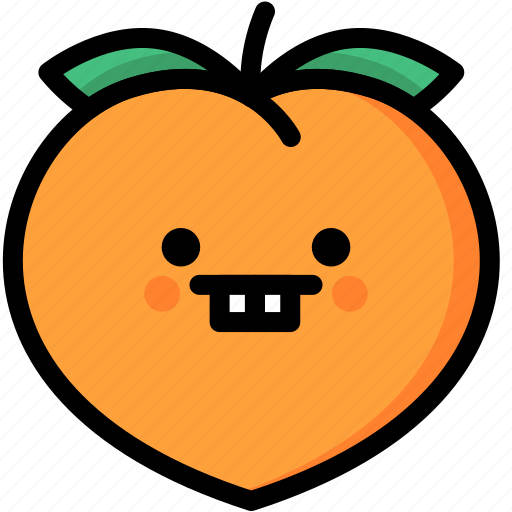 Emoji, emotion, expression, face, feeling, nerd, peach icon - Download on Iconfinder