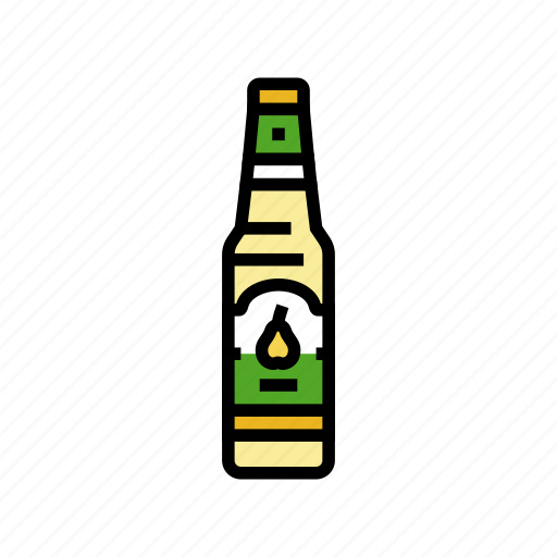 Cider, pear, fruit, green, white, leaf icon - Download on Iconfinder