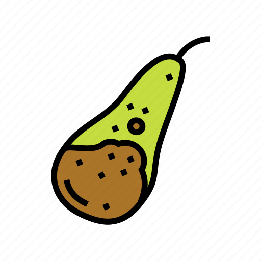 Pear, conference, whole, fruit, green, white icon - Download on Iconfinder