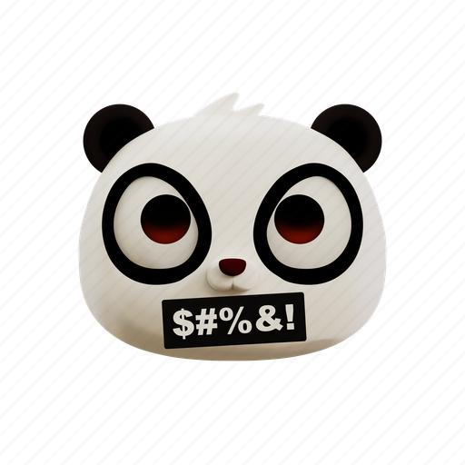 Panda, curse, emoji, devil, evil, potion, spell 3D illustration - Download on Iconfinder