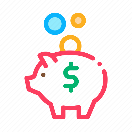 Bank, banking, coin, currency, economy, money, pig icon - Download on Iconfinder