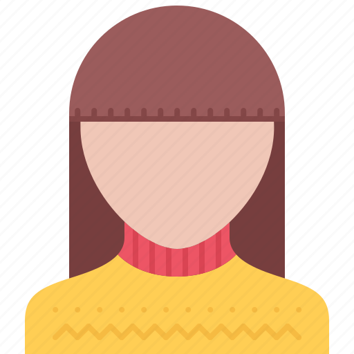 Barbershop, female, hairstyle, pullover, style, woman icon - Download on Iconfinder