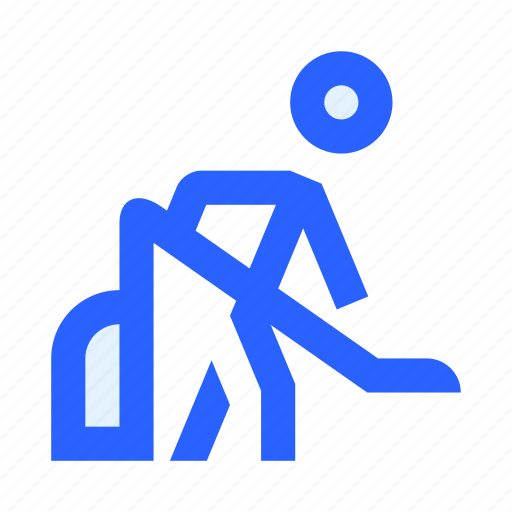 Clean, cleaner, cleaning, hoover, man, service, vacuum icon - Download on Iconfinder