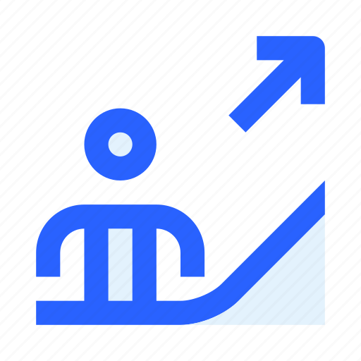 Escalator, human, mall, metro, people, up icon - Download on Iconfinder