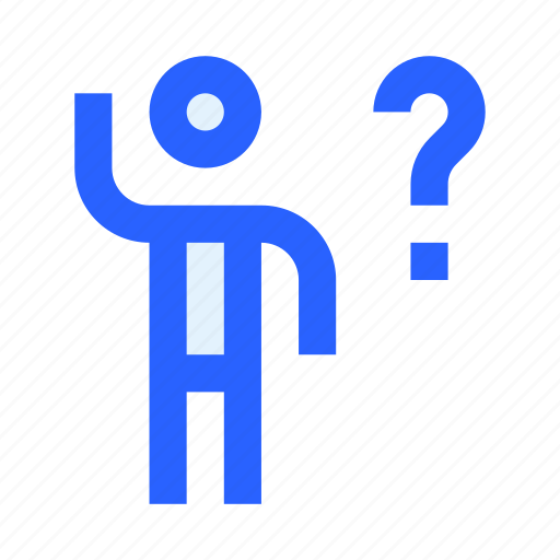 Gesture, hand, human, mark, people, question, up icon - Download on Iconfinder