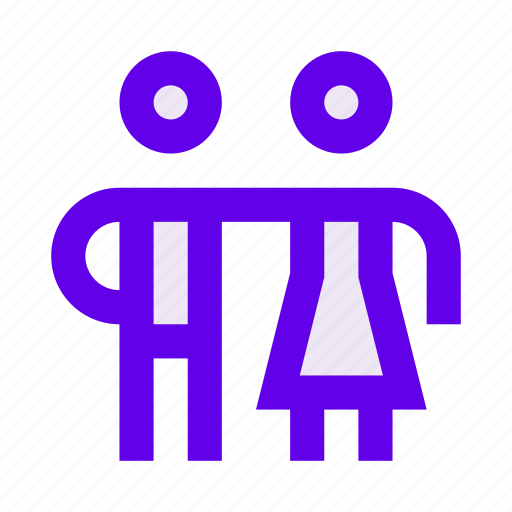 Couple, love, man, pair, people, romance, woman icon - Download on Iconfinder
