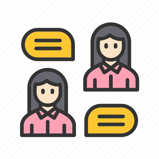 Business communication, communication, employee, conversation, chat, businessman, people icon - Download on Iconfinder