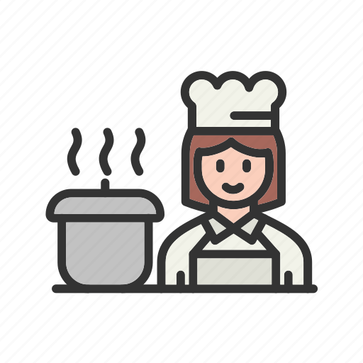 Chef cooking, cooking, chef, cook, kitchen, food, restaurant icon - Download on Iconfinder