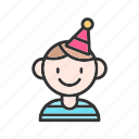 child birthday, celebration, happy, event, character, greeting, birthday, gift