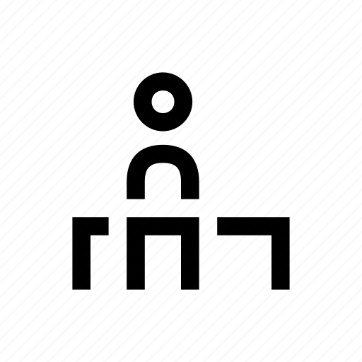 Bench, park, person, sitting, waiting icon - Download on Iconfinder
