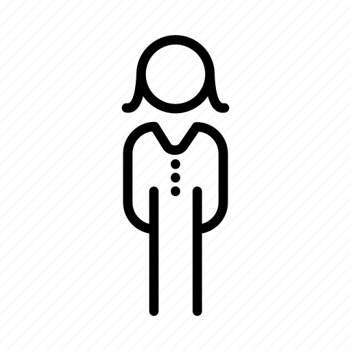 Alone, female, girl, people, person, she, woman icon - Download on Iconfinder
