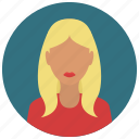 avatar, blond, people, user, woman