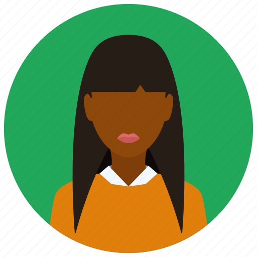 Avatar, haired, people, straight, user, woman icon - Download on Iconfinder