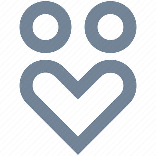 Couple, day, family, heart, line, love, man icon - Download on Iconfinder