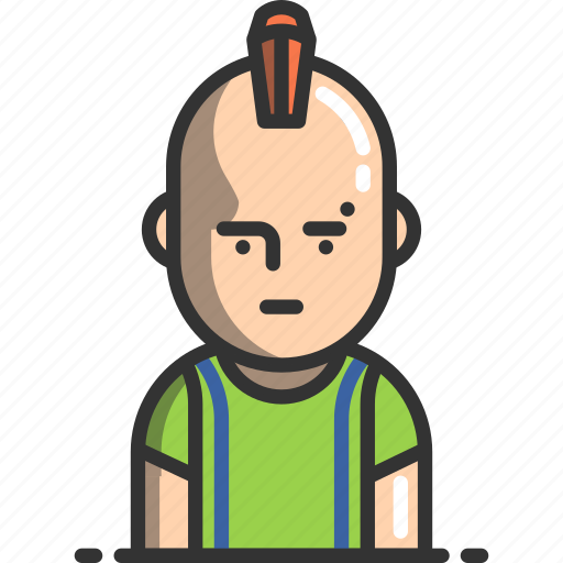 Account, avatar, person, profile, punk, user icon - Download on Iconfinder