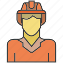 avatar, face, firefighter, man, people, person, profile