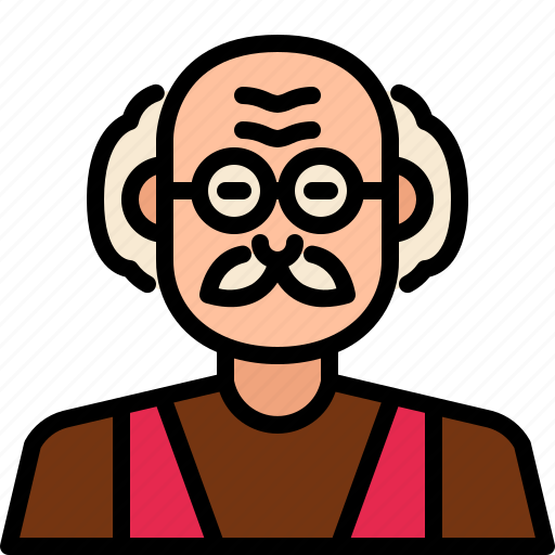 Old, man, people, avatar, user, profile, family icon - Download on Iconfinder