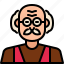 old, man, people, avatar, user, profile, family 