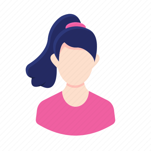 Character, girl, long hiar, millennial, people, person, woman icon - Download on Iconfinder