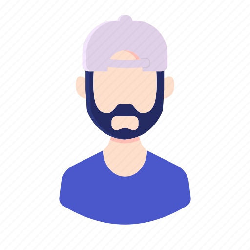 Avatar, beard, boy, hat, man, millennial, people icon - Download on Iconfinder