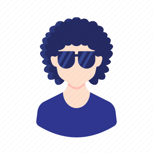 Avatar, frizzy, glasses, man, millennial, people icon - Download on Iconfinder