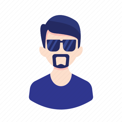 Avatar, beard, glasses, man, millennial, people icon - Download on Iconfinder