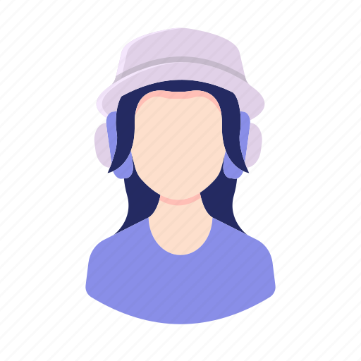 Avatar, girl, hat, headphone, millennial, people, woman icon - Download on Iconfinder
