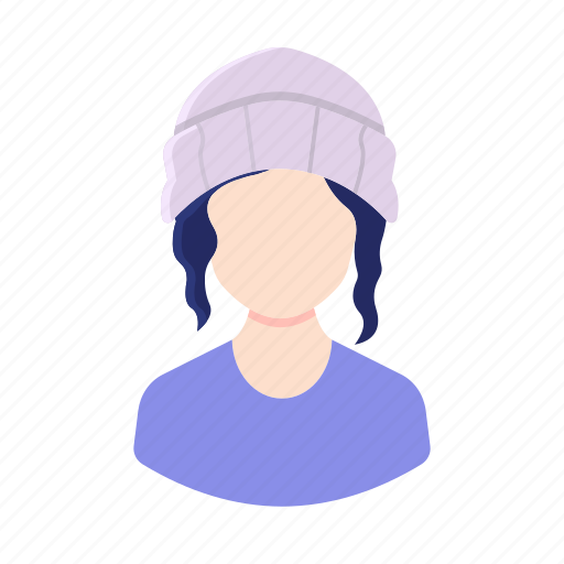 Avatar, beanie, girl, millennial, people, woman icon - Download on Iconfinder