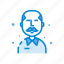 avatar, male, mustache, old, character, person 