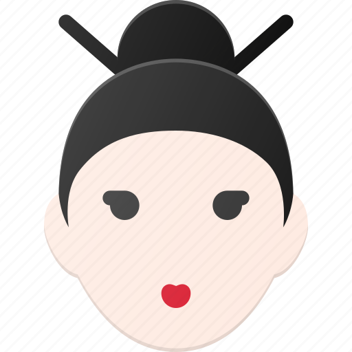 Avatar, geisha, gheisha, head, people icon - Download on Iconfinder