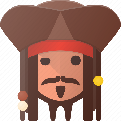 Avatar, captain, head, jack, people, pirate, sparrow icon - Download on Iconfinder