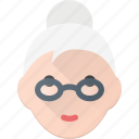 avatar, head, lady, old, people, woman