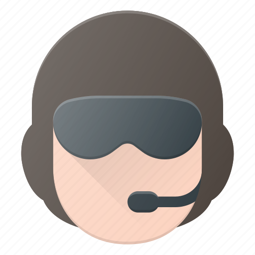 Airforce, avatar, head, helicopter, helmet, people, pilot icon - Download on Iconfinder