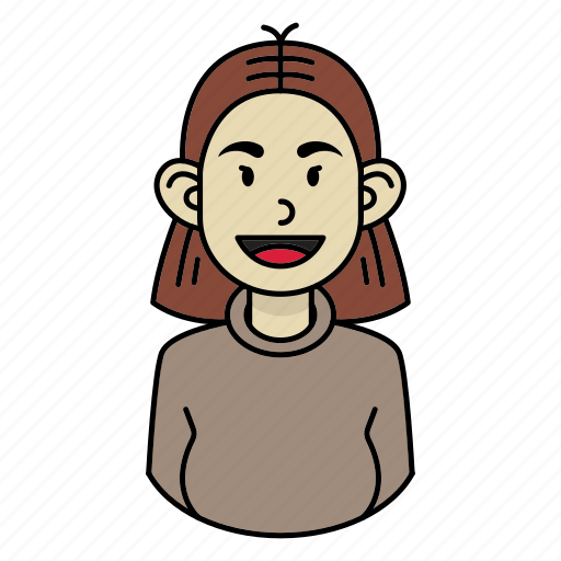 Girl, people, person, woman, character, avatar icon - Download on Iconfinder