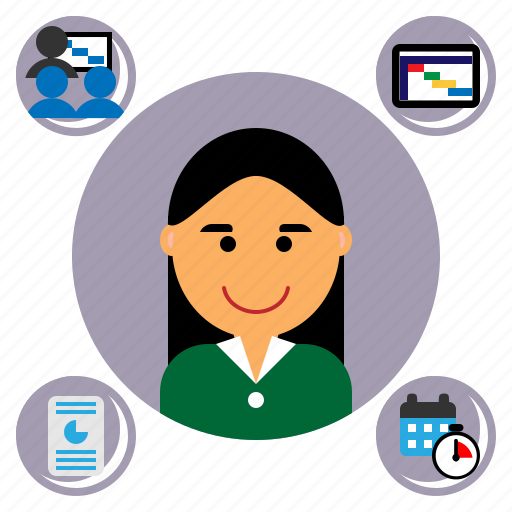 Business, career, job, project coordinator, project management, project manager, secretary icon - Download on Iconfinder