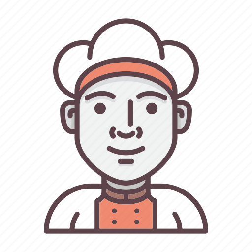 Chef, avatar, cooking, kitchen, profession, restaurant, uniform icon - Download on Iconfinder