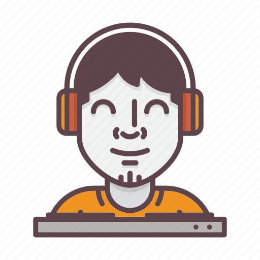 Dj, avatar, music, party, person, profession, profile icon - Download on Iconfinder