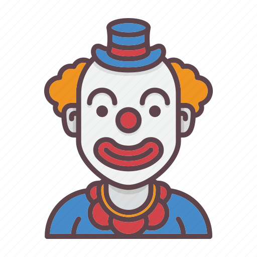 Clown, birthday, celebration, circus, joker, party, profession icon - Download on Iconfinder