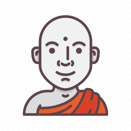 Monk, avatar, budda, priest, profession, religion, yoga icon - Download on Iconfinder